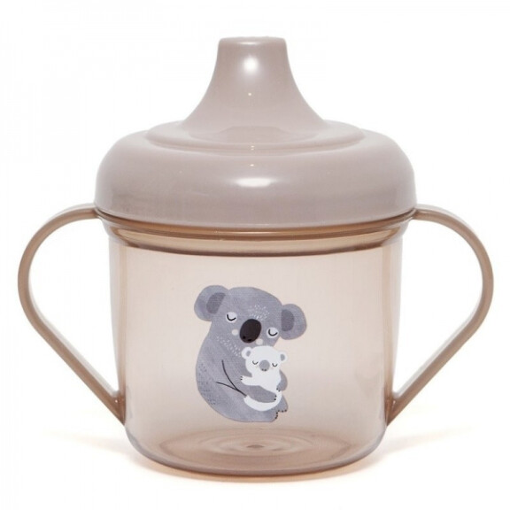 Petit Monkey  -  Transparentny Kubek Treningowy z Ustnikiem Koala