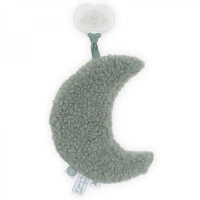 Jollein - Baby & Kids - Jollein  -  Przytulanka Dou Dou z Zawieszką na Smoczek Księżyc Ash Green
