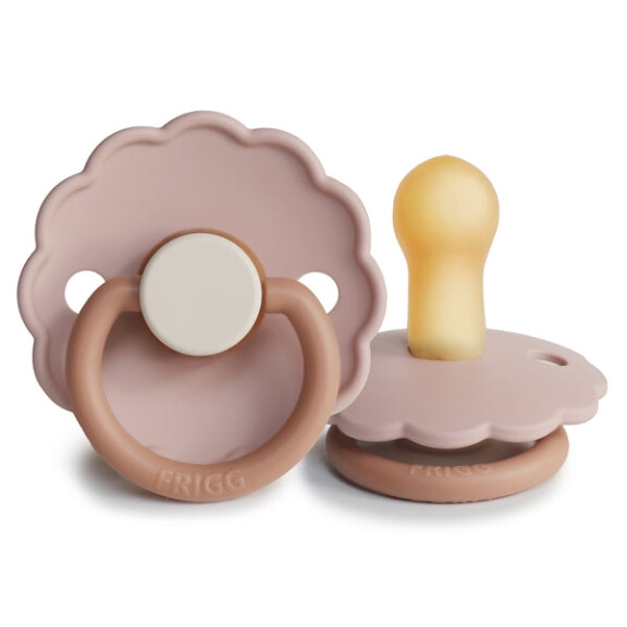 Frigg  -  Smoczek  z naturalnego kauczuku Daisy Kauczuk Biscuit  -  Rozmiar 0-6m