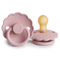 Frigg       -       Smoczek  z Naturalnego Kauczuku Daisy Kauczuk baby pink  -       Rozmiar 0     -     6m