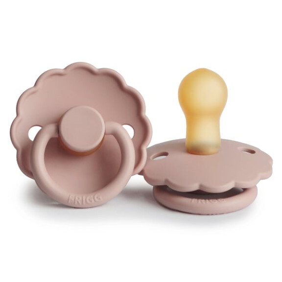 Frigg            -            Smoczek  z Naturalnego Kauczuku Daisy Kauczuk Blush   -            Rozmiar 6-18m