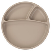 MINIKOIOI - Minikoioi Talerzyk Silikonowy Bubble Beige