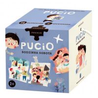 Nasza Księgarnia  -  Puzzle 15 elementów. Pucio. Rodzinna sobota