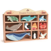 tender leaf toys - Drewniane Figurki do Zabawy  -  Zwierzęta Morskie, Tender Leaf Toys