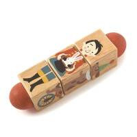 Tender Leaf Toys - Drewniana Układanka, Twist  -  Akrobaci