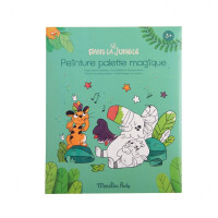Moulin Roty    -     Kolorowanka z farbami DANS LA JUNGLE 668602