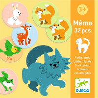 Djeco    -    Memo Gra Pamięciowa  MALI PRZYJACIELE DJ08184