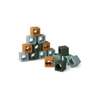 Liewood    -     Klocki Loren 16-pak – Green multi mix
