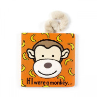 JellyCat - „if i Were a Monkey” Książeczka Dla Dzieci