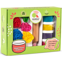 ChildGen - Childgen, Zestaw Kreatywny Jednorożec, 100% Naturalna Ciastolina i Akcesoria