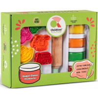 ChildGen - Childgen, Zestaw Kreatywny Pojazdy, 100% Naturalna Ciastolina i Akcesoria