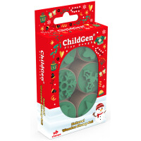 ChildGen - Childgen, Zestaw Drewniane Stemple 6 Szt. Święta, Święta!