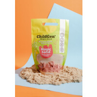 ChildGen - Childgen, Piasek Kinetyczny, 100% Naturalny Skład, Opakowanie re - Fill Uzupełniające 907g, Zapach Brzoskwiniowy
