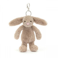 Jellycat - zawieszka do torby breloczek do kluczy Króliczek Beżowy 18 cm