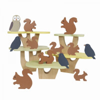 Egmont Toys® - Drewniana Gra Zręcznościowa, Balansujące Wiewiórki | Egmont Toys®