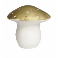 Egmont Toys® - Lampka Nocna Led, Grzybek Duży, Złoty | Egmont Toys®