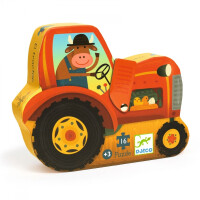 Djeco     -     Puzzle TRAKTOR 16 elementów DJ07275