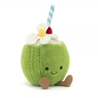 Jellycat -  Przytulanka Maskotka Zabawny Rajski Kokos 15 cm