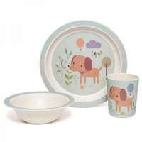 Petit Monkey - Petit Monkey - Zastawa Bambusowa Piesek