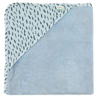 Trixie Baby - Blue Meadow Ręcznik z Kapturem + Myjka