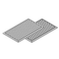 Ruszt grillowy w kratkę i paski GN 2/3 | RATIONAL, 60.73.801