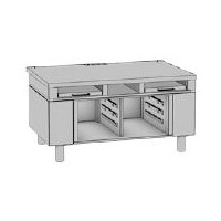 Podstawa na nóżkach z elektryczną regulacją wysokości 1100x713x770 mm | RATIONAL, 60.31.326