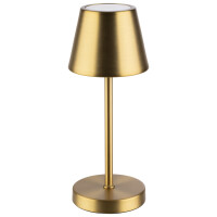 Lampa stołowa 80x200 mm, złota | APS, Merle Micro