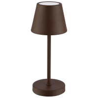 Lampa stołowa 80x200 mm, brązowa | APS, Merle Micro