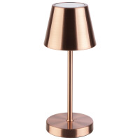 Lampa stołowa 80x200 mm, miedziana | APS, Merle Micro
