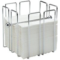 Serwetnik wysoki chromowany, 195x195x190 mm | STALGAST, 364204