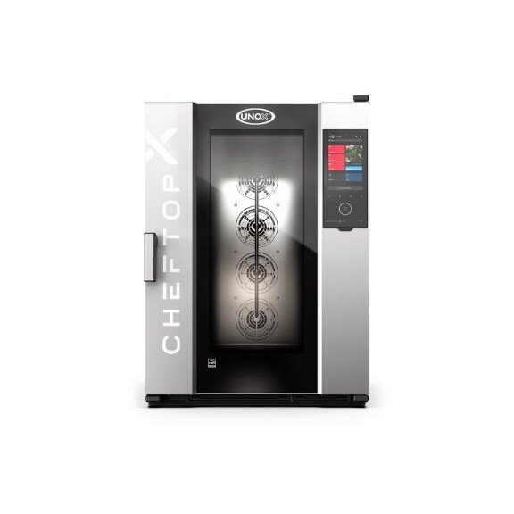 Piec konwekcyjno-parowy nablatowy 860x1180x1219 mm, gazowy, drzwi lewe | UNOX, CHEFTOP-X Digital.ID COUNTERTOP