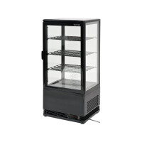 Witryna chłodnicza 78 l 42x38x96 cm czarna | YATO, YG-05056