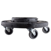 Podstawa na kółkach do koszy 76l, 121l, 167l, 208l czarny | RUBBERMAID, Brute
