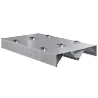 Okap centralny kompensacyjny 2400x2200x450 mm | ASBER, CEHC-2422/2