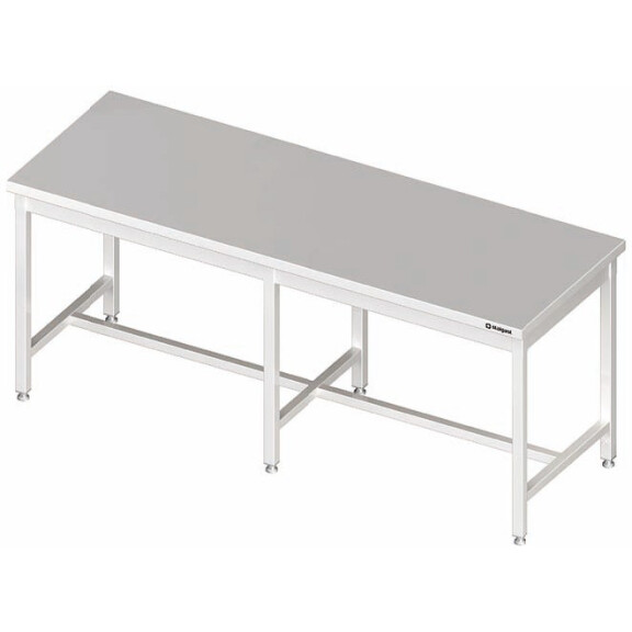 Stół centralny bez półki, wzmacniany 2600x800x850 mm | STALGAST, 980098260
