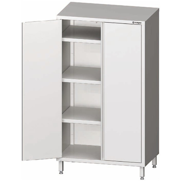 Szafa magazynowa z podwójnymi drzwiami uchylnymi - skrzydłowymi 900x600x1800 mm | STALGAST, 981526090