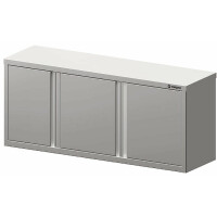 Szafka wisząca - troje drzwi skrzydłowych 1500x400x600 mm | STALGAST, 981714150