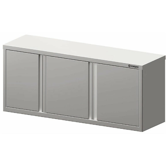 Szafka wisząca - troje drzwi skrzydłowych 1500x400x600 mm | STALGAST, 981714150