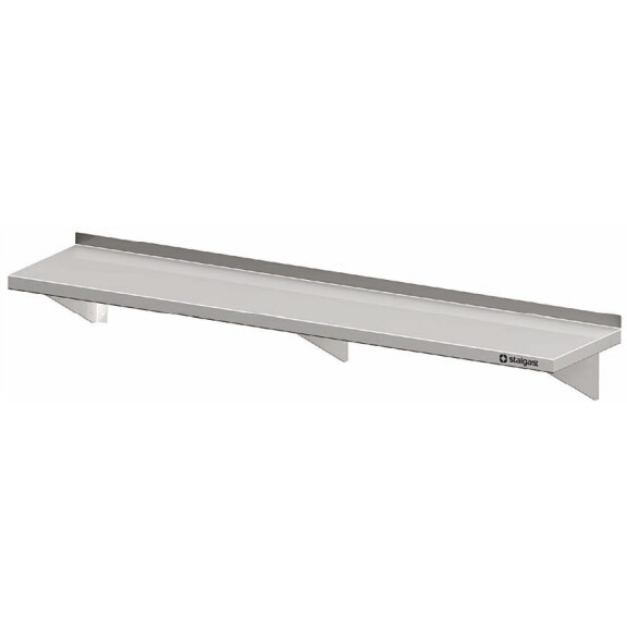 Półka wisząca na trzech konsolach 1400x400x170 mm | STALGAST, 981744140