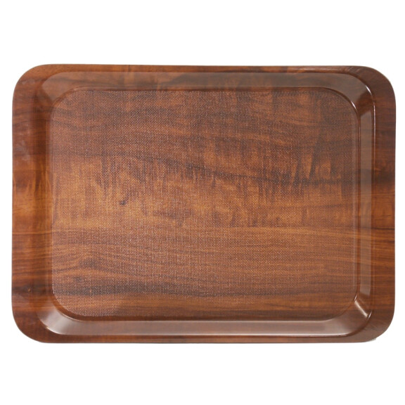 Taca z orzecha włoskiego pokrytego melaminą 610x430x17 mm | CONTACTO, 3401/610