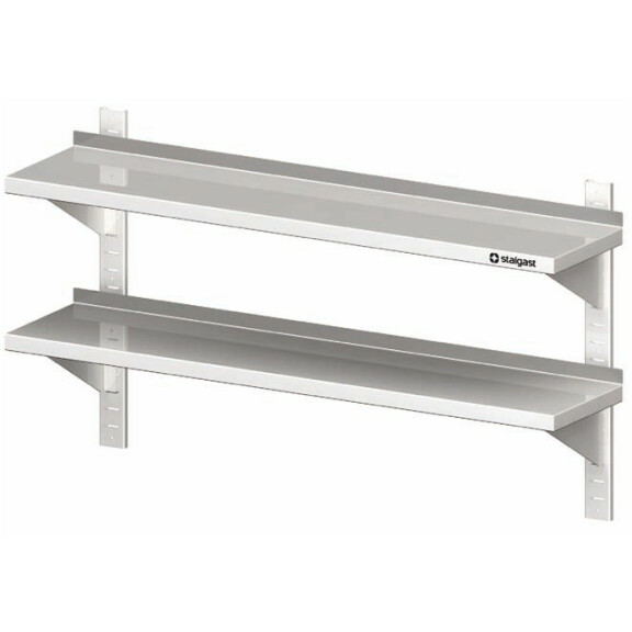 Półka wisząca przestawna, podwójna 1100x300x660 mm | STALGAST, 981773110