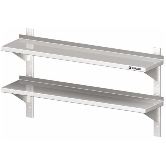 Półka wisząca przestawna, podwójna 900x400x660 mm | STALGAST, 981774090