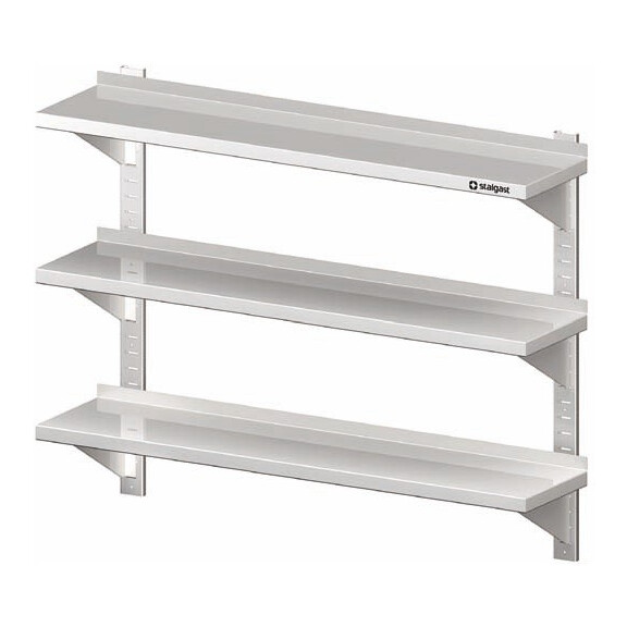Półka wisząca przestawna, potrójna 700x300x930 mm | STALGAST, 981793070