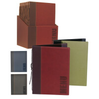 Karta menu w kolorze czarnym 340x240 mm | CONTACTO, 5831/041