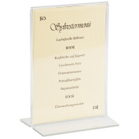 Stojak akrylowy do menu 102x152 mm | CONTACTO, 6781/100