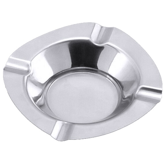 Popielniczka ze stali 125x125x25 mm | CONTACTO, 4688/125