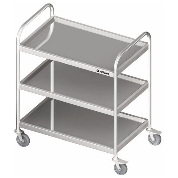 Wózek kelnerski z trzema półkami 1000x500x950 mm | STALGAST, 982035100