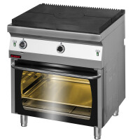 Kuchnia gazowa z piekarnikiem gazowym, płyta grzewcza 800 mm | KROMET, 700.KG/I-800/PG-2