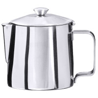 Dzbanek na herbatę wykonany ze stali nierdzewnej, z pokrywką 1,5 l | CONTACTO, 110/150