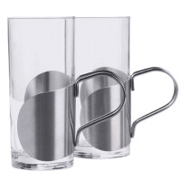 Zestaw dwóch szklanek na herbatę lub latte 0,25 l - komplet 2 sztuk | CONTACTO, 1270/002